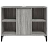 vidaXL Ντουλάπι Νιπτήρα Γκρι Sonoma 80 x 33 x 60εκ. Επεξεργασμένο Ξύλο