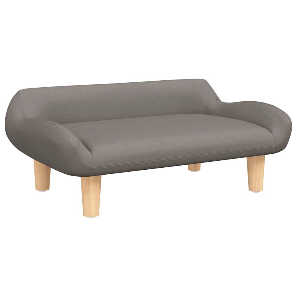 vidaXL Κρεβάτι Σκύλου Taupe 70 x 40 x 24 εκ. Υφασμάτινο