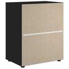 vidaXL Sideboard "VISNES" Μαύρο 60x40x73 cm Ξύλο μηχανής