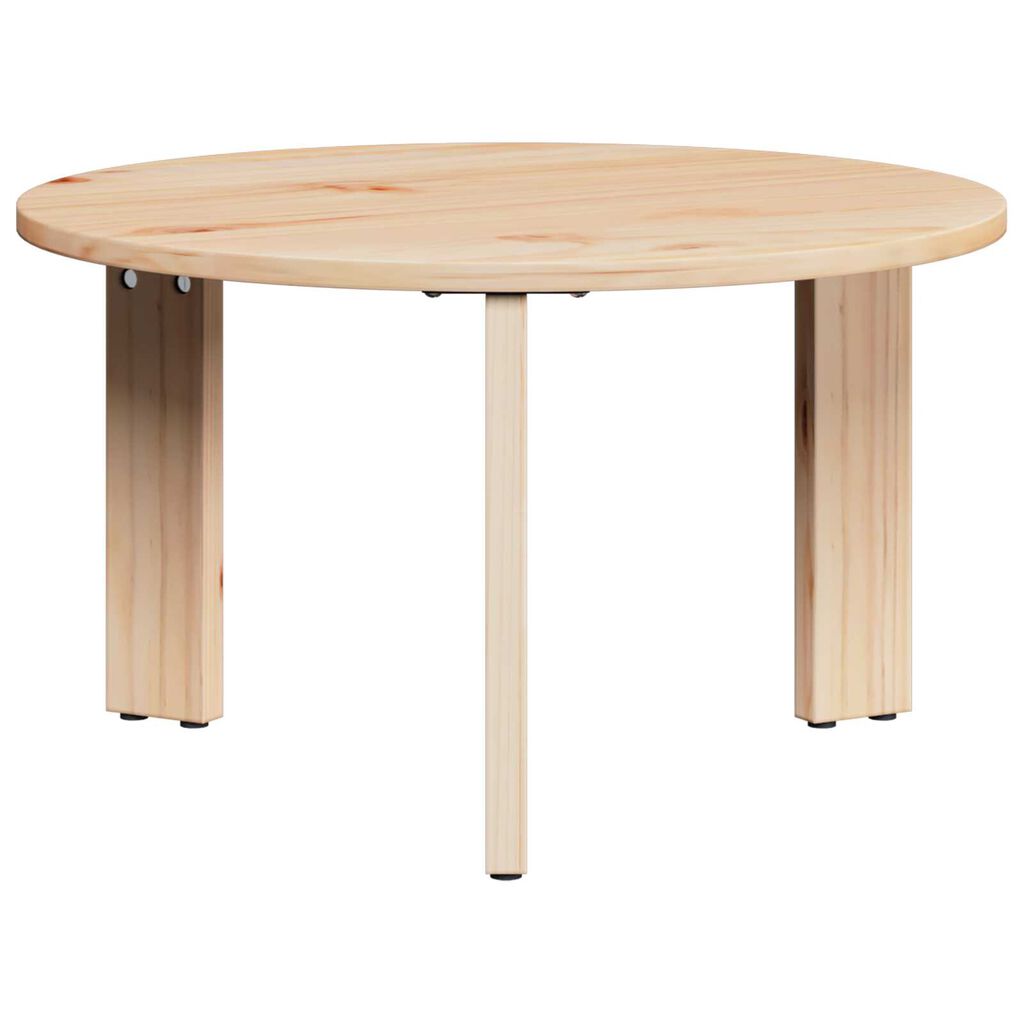 vidaXL Τραπεζάκι σαλονιού 3 pcs Φυσικό 47.5 x 47.5 x 27 εκ.