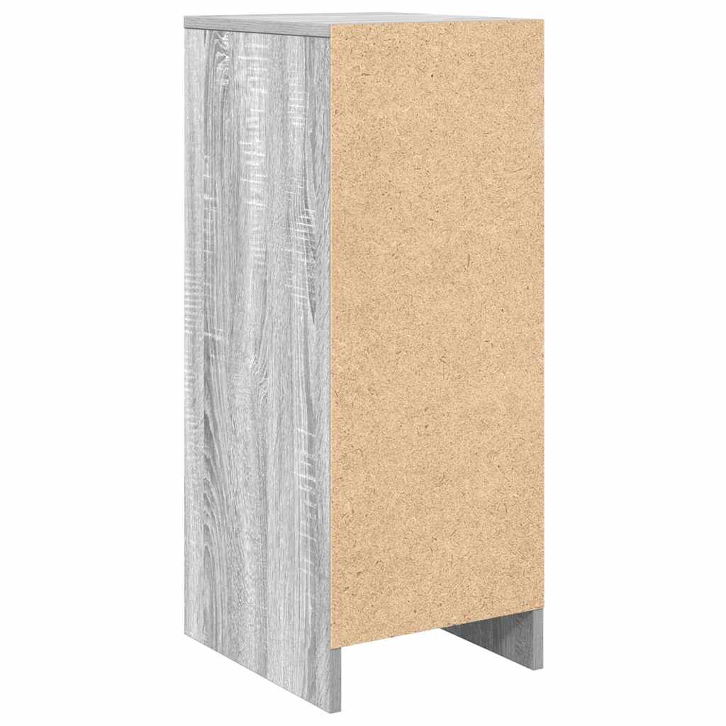 vidaXL Παπουτσοθήκη Γκρι Sonoma 29,5x34x76 εκ. Επεξεργασμένο Ξύλο