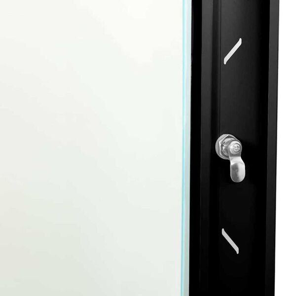 vidaXL Ντουλάπα δικτύου με αποθήκευση Μαύρο 53 x 60 x 30 εκ Ατσάλι