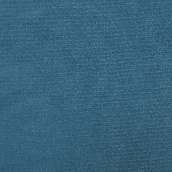 vidaXL Κρεβάτι Boxspring με Στρώμα Μπλε 140x200 εκ. Βελούδινο