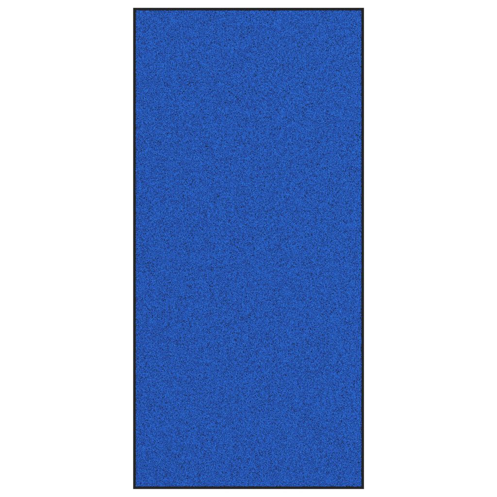 vidaXL Πατάκι πόρτας Πλενόμενο Μπλε 120x250 εκ