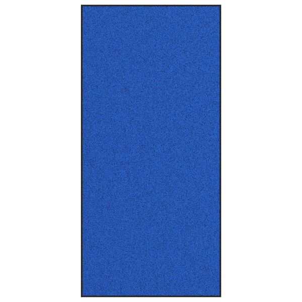 vidaXL Πατάκι πόρτας Πλενόμενο Μπλε 120x250 εκ