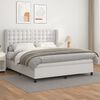 vidaXL &Kappa;&rho;&epsilon;&beta;ά&tau;&iota; Boxspring &mu;&epsilon; &Sigma;&tau;&rho;ώ&mu;&alpha; &Lambda;&epsilon;&upsilon;&kappa;ό 160x200&epsilon;&kappa;.&alpha;&pi;ό &Sigma;&upsilon;&nu;&theta;&epsilon;&tau;&iota;&kappa;ό &Delta;έ&rho;&mu;&alpha;