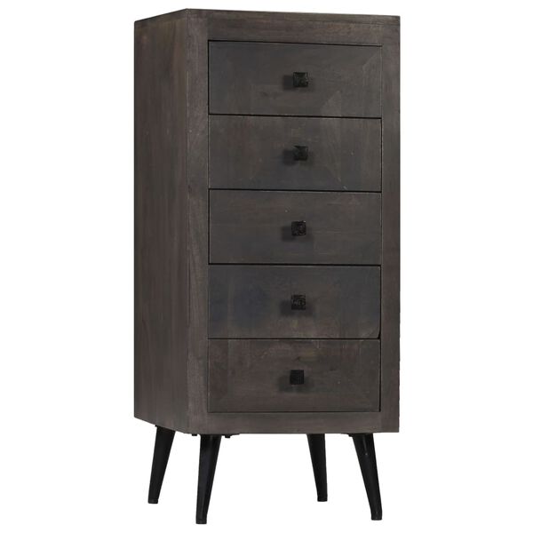vidaXL Συρταριέρα 40 x 40 x 91 εκ. από Μασίφ Ξύλο Μάνγκο