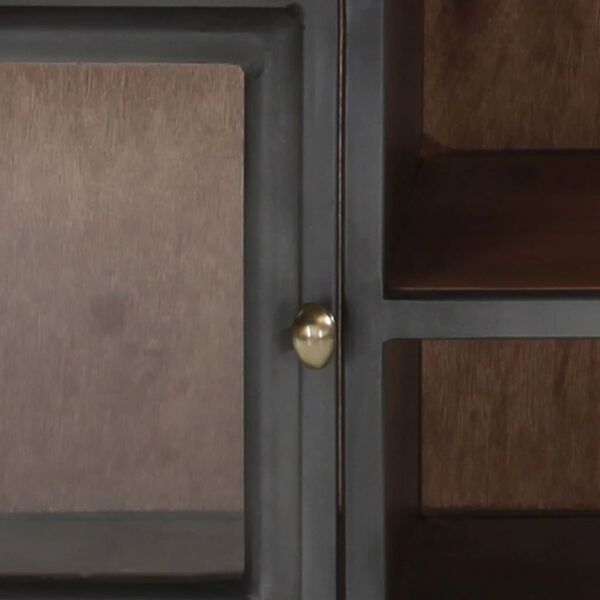 vidaXL Έπιπλο Τηλεόρασης Γκρι 120x30x40εκ. Μασίφ Ξύλο Ακακίας & Ατσάλι