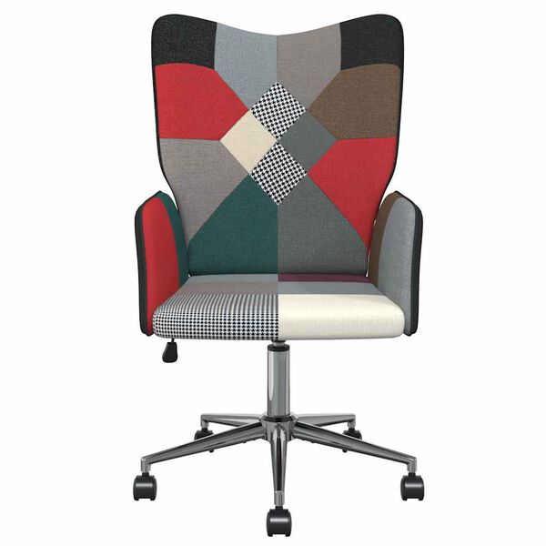 vidaXL Πολυθρόνα Relax Σχέδιο Patchwork Υφασμάτινη