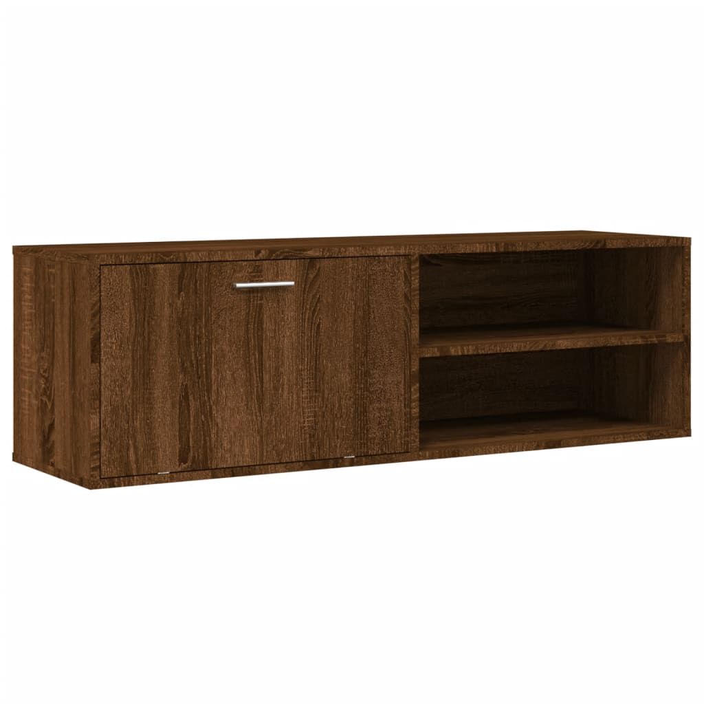 vidaXL Έπιπλο Τηλεόρασης Καφέ Δρυς 120x34x37 εκ. Επεξ. Ξύλο