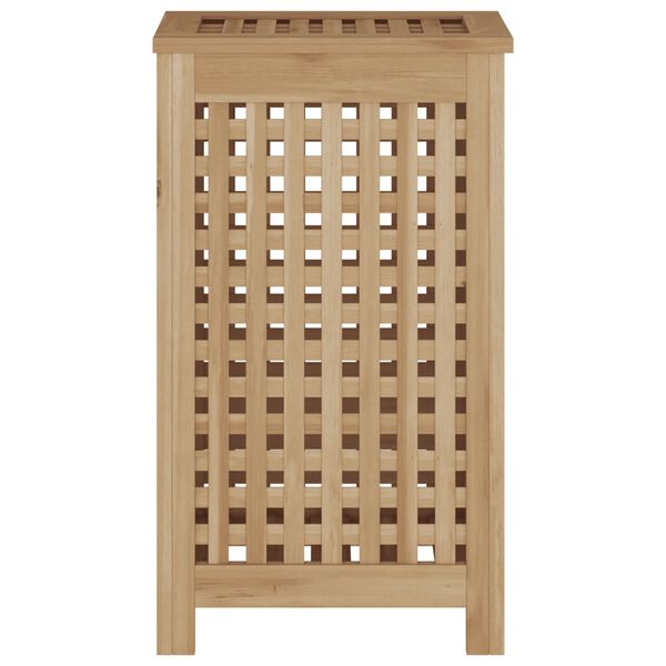 vidaXL Καλάθι Άπλυτων 35 x 25 x 60 εκ. από Μασίφ Ξύλο Teak