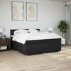 vidaXL &Kappa;&rho;&epsilon;&beta;ά&tau;&iota; Boxspring &mu;&epsilon; &Sigma;&tau;&rho;ώ&mu;&alpha; &Mu;&alpha;ύ&rho;&omicron; 200x200 &epsilon;&kappa;. &Upsilon;&phi;&alpha;&sigma;&mu;ά&tau;&iota;&nu;&omicron;