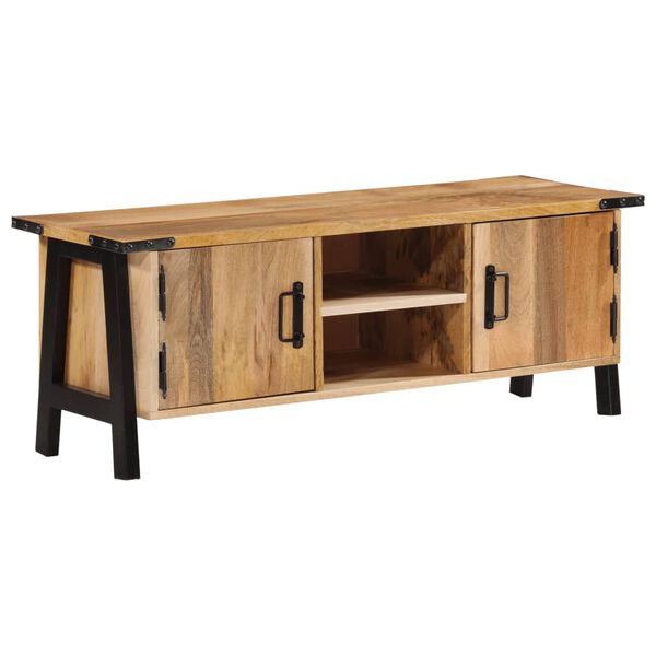 vidaXL Έπιπλο Τηλεόρασης 110 x 35 x 40 εκ. από Μασίφ Ξύλο Μάνγκο