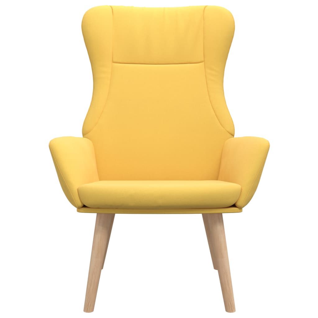 vidaXL Πολυθρόνα Relax Κίτρινο Μουσταρδί Υφασμάτινη