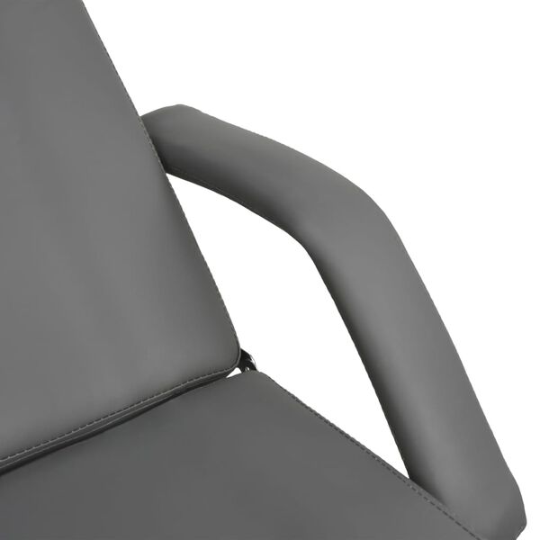 vidaXL Κρεβάτι - Πολυθρόνα Αισθητικής Γκρι 180 x 62 x (86,5-118) εκ.