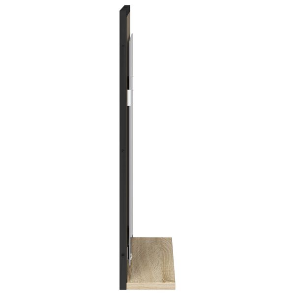 Καθρέφτης μπάνιου vidaXL με ράφι Sonoma Oak 50x12x60 εκ. Επεξεργασμένο ξύλο