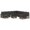 vidaXL &Sigma;&epsilon;&tau; &Kappa;&alpha;&nu;&alpha;&pi;έ &Kappa;ή&pi;&omicron;&upsilon; 12 pcs &Gamma;&kappa;&rho;&iota; &kappa;&alpha;&iota; &Sigma;&kappa;&omicron;ύ&rho;&omicron; &Gamma;&kappa;&rho;&iota; &sigma;&upsilon;&nu;&theta;&epsilon;&tau;&iota;&kappa;ό &rho;&alpha;&tau;ά&nu;
