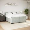 vidaXL &Kappa;&rho;&epsilon;&beta;ά&tau;&iota; Boxspring &mu;&epsilon; &Sigma;&tau;&rho;ώ&mu;&alpha; &Alpha;&nu;&omicron;&iota;&chi;&tau;ό &Gamma;&kappa;&rho;&iota; 200x200 &epsilon;&kappa;. &Beta;&epsilon;&lambda;&omicron;ύ&delta;&iota;&nu;&omicron;
