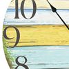 325185 vidaXL Wall Clock Multicolour 60 cm MDF