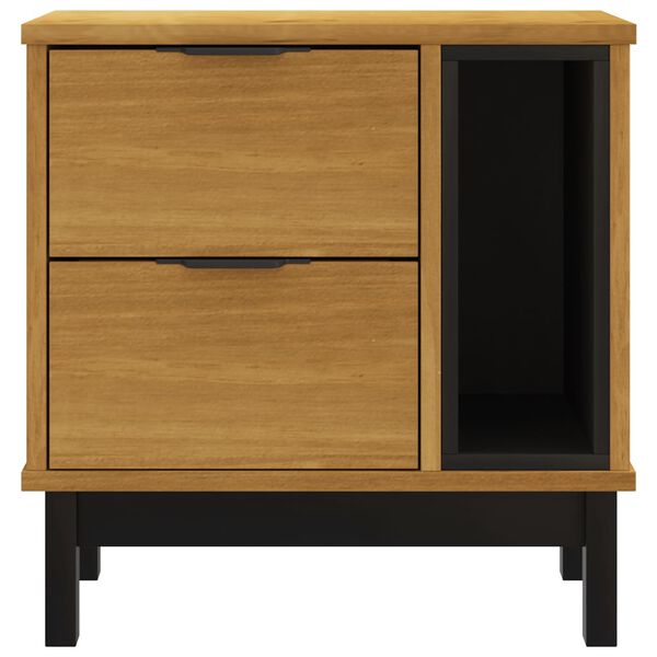 vidaXL Κομοδίνο FLAM 49 x 35 x 50 εκ. από Μασίφ Ξύλο Πεύκου