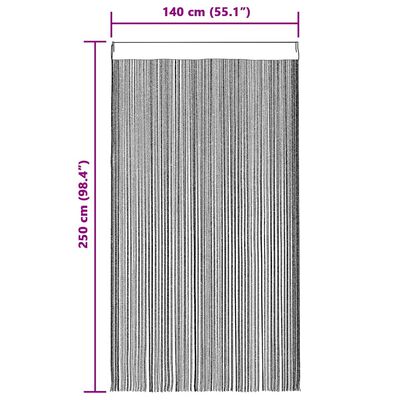 vidaXL Κουρτίνες με Κρόσσια 2 τεμ. Ροζ 140 x 250 εκ.