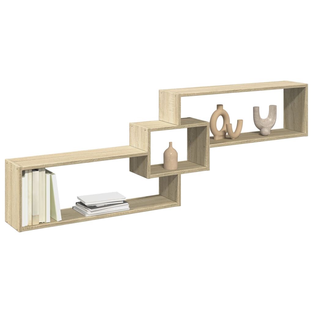 vidaXL Ντουλάπι Τοίχου Sonoma Δρυς 158x18x53 εκ. Επεξεργασμένο Ξύλο