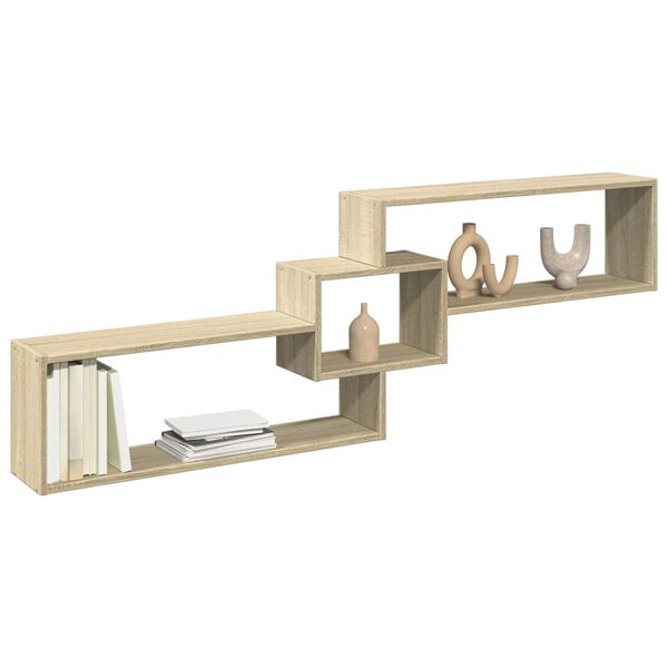 vidaXL Ντουλάπι Τοίχου Sonoma Δρυς 158x18x53 εκ. Επεξεργασμένο Ξύλο