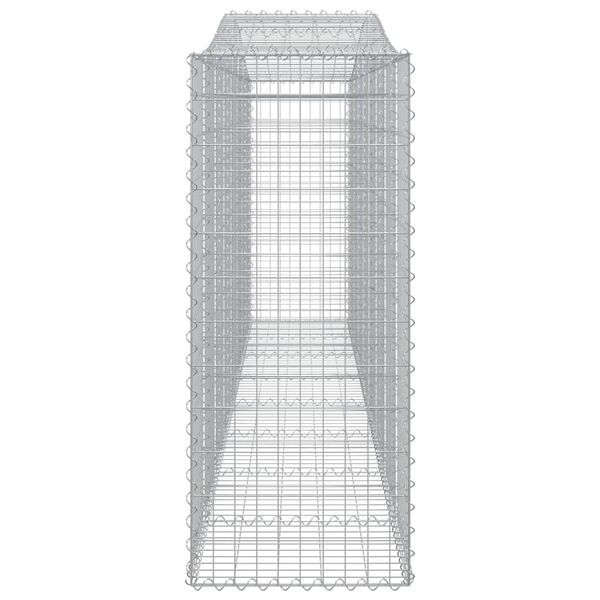 vidaXL Συρματοκιβώτια Τοξωτά 5 τεμ. 400x50x120/140 εκ. Γαλβαν. Ατσάλι