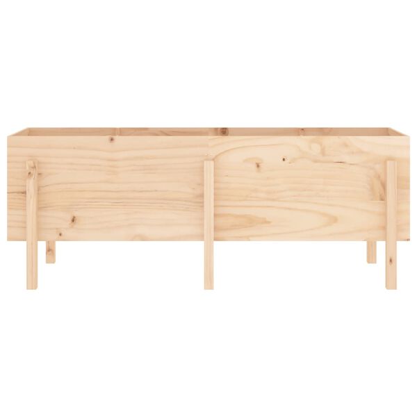 vidaXL Ζαρντινιέρα Υπερυψωμένη 160 x 50 x 57 εκ. από Μασίφ Ξύλο Πεύκου