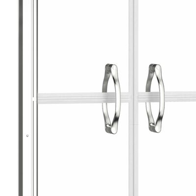 vidaXL Πόρτα Ντουζιέρας Διαφανής 91 x 190 εκ. από ESG