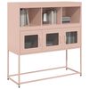 vidaXL Ντουλάπι Ροζ 100,5x39x107 εκ. από Χάλυβα Ψυχρής Έλασης