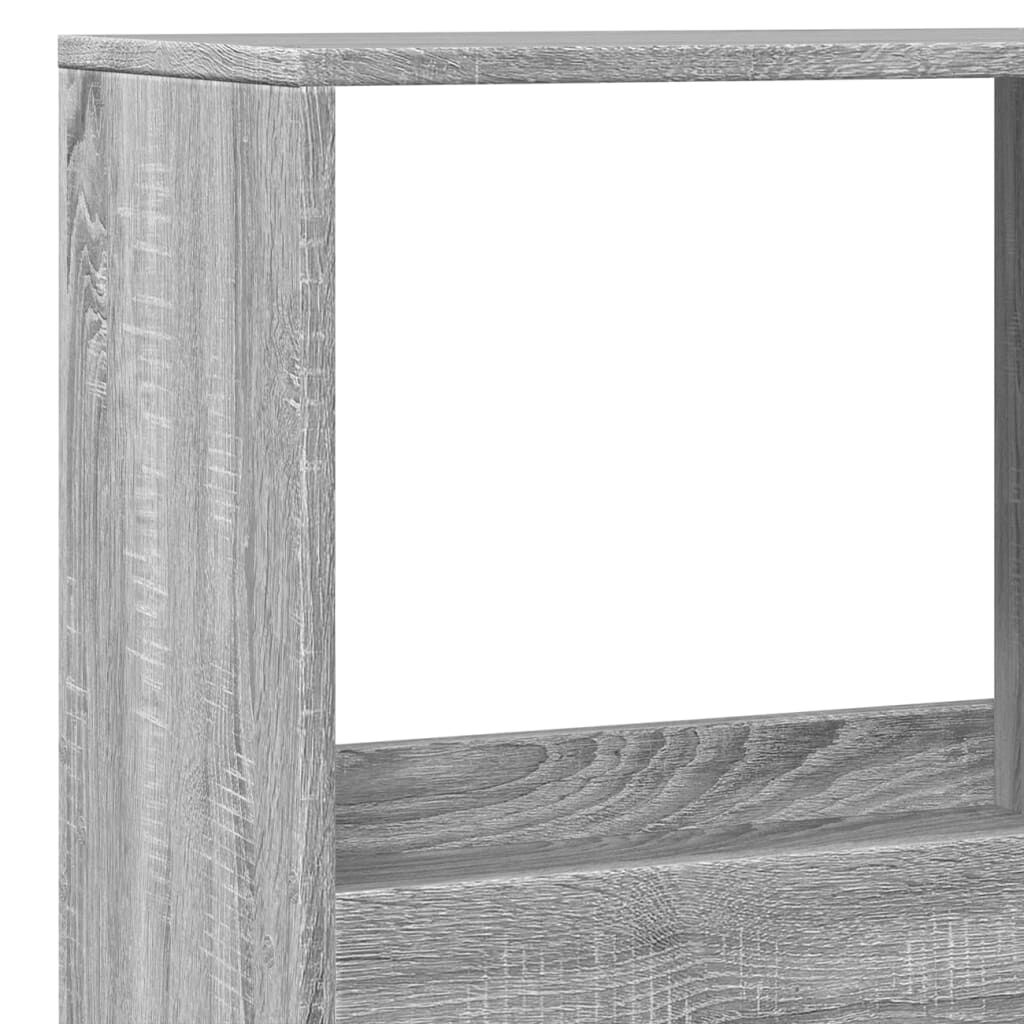 vidaXL Βιβλιοθήκη/Διαχωριστικό Χώρου Γκρι 100x33x175 εκ. Επεξ. Ξύλο