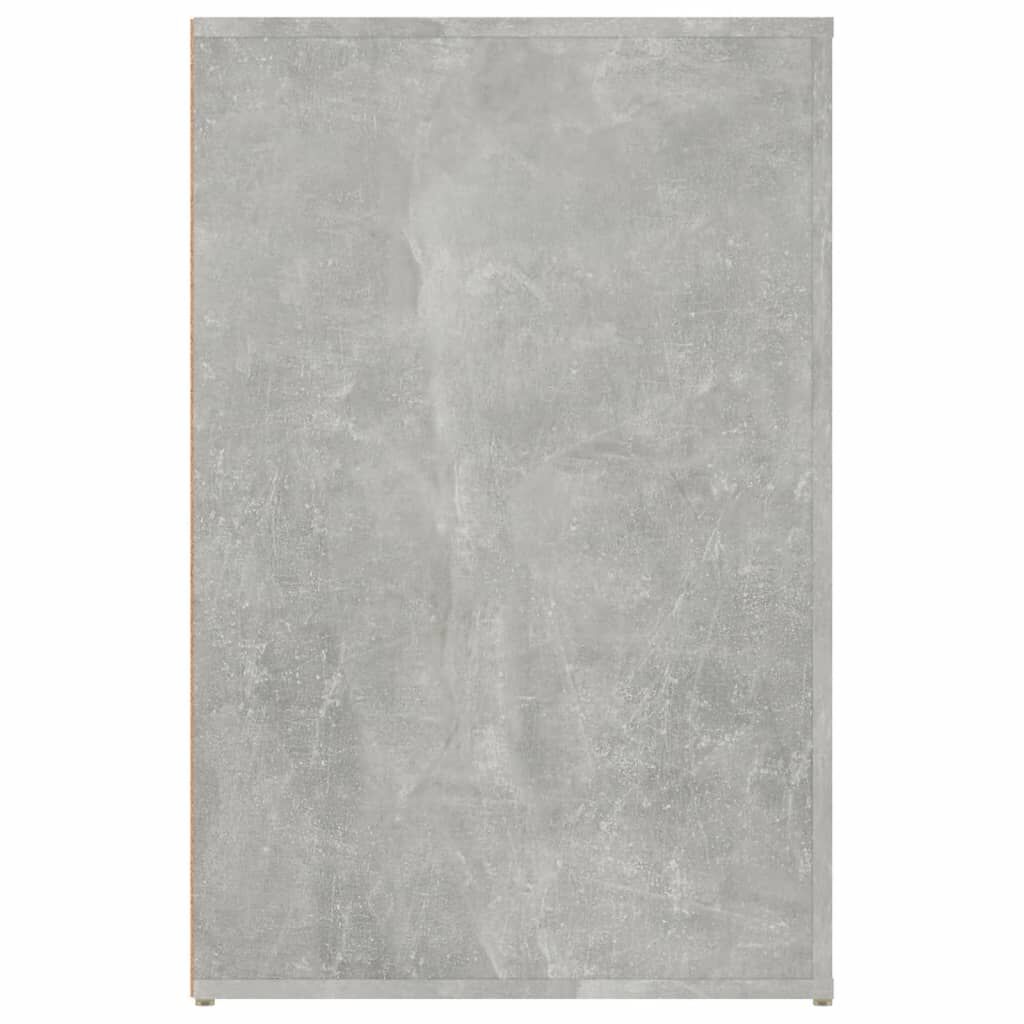 vidaXL Γραφείο Γκρι Σκυροδέματος 100x49x75 εκ. Επεξεργασμένο Ξύλο