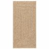 vidaXL Χαλί ZIZUR Μπεζ Όψη Γιούτας Εσωτ. & Εξωτ. Χώρου 60 x 110 εκ.