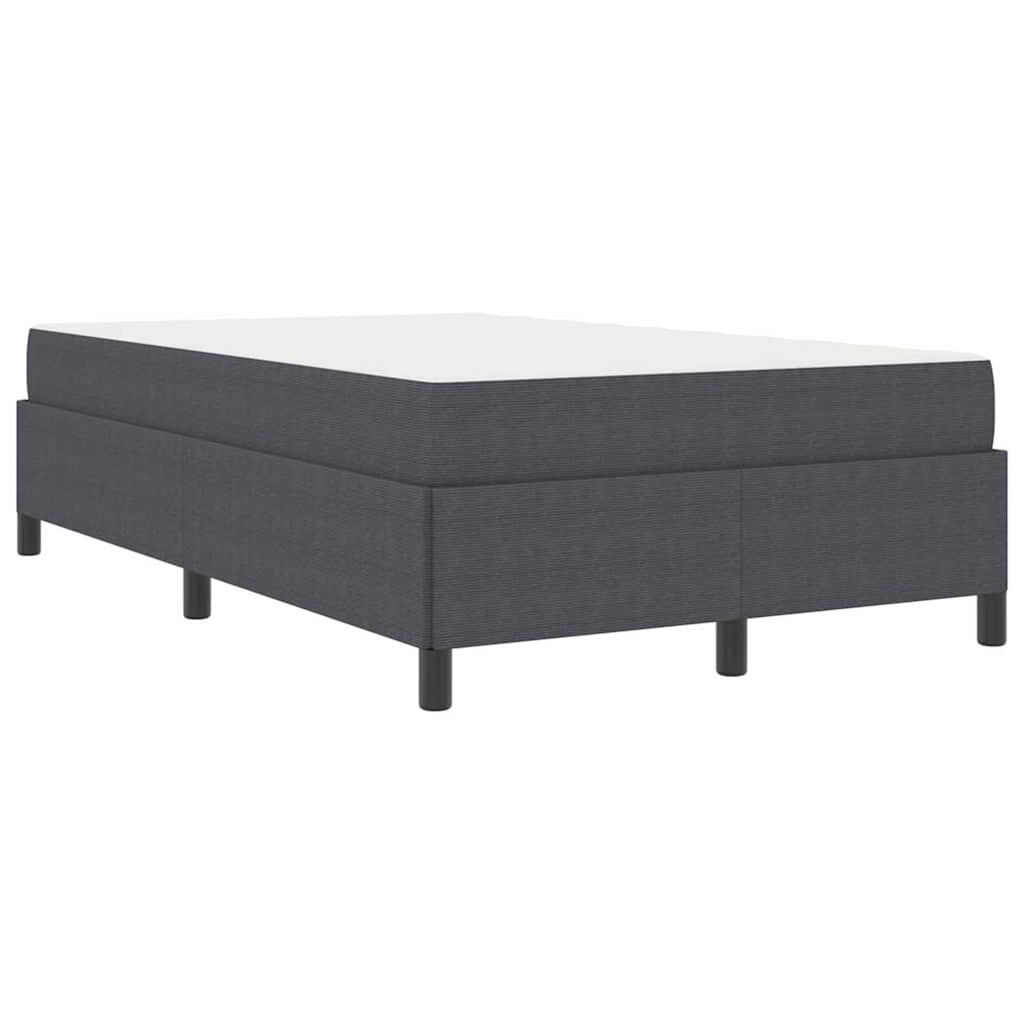vidaXL Σκελετός Κρεβατιού Σκούρο γκρι 120 x 200 cm Βελούδο