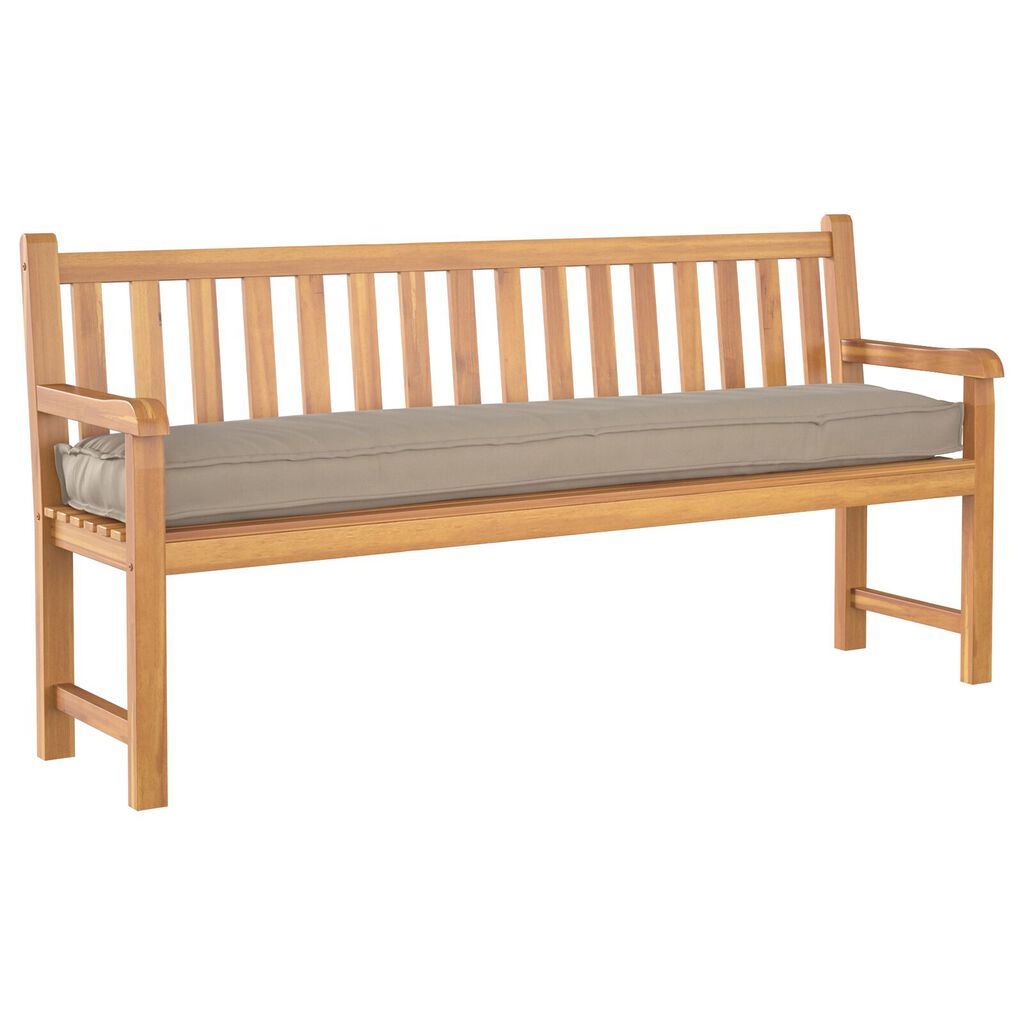 vidaXL Μαξιλάρι παλέτας για παγκάκι Ταπέ 200x40x8 εκ. από Oxford ύφασμα