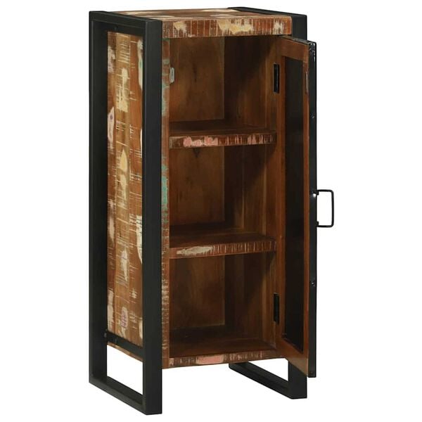 vidaXL Ντουλάπα Μπάνιου Καφέ 40 x 35 x 90 εκ. Μασίφ ανακυκλωμένο ξύλο