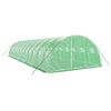 vidaXL Θερμοκήπιο Πράσινο 48 μ² 12 x 4 x 2 μ. με Ατσάλινο Πλαίσιο