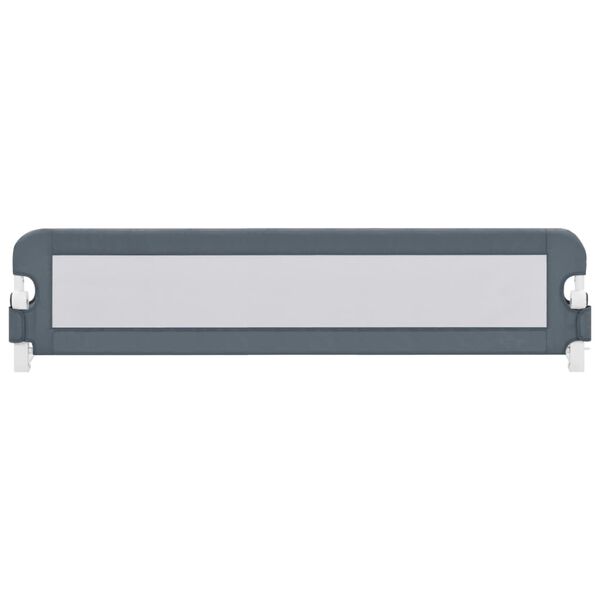 vidaXL Μπάρα Κρεβατιού Προστατευτική Γκρι 180 x 42 εκ. από Πολυεστέρα