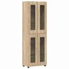 vidaXL Highboard FLORIN 60 x 35 x 182 &epsilon;&kappa;. &Delta;&rho;ύ&sigmaf; Sonoma