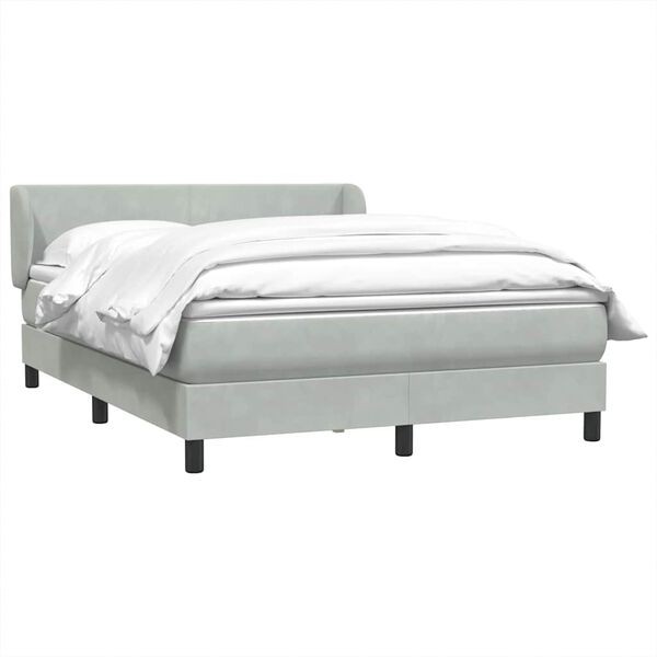 vidaXL &Kappa;&rho;&epsilon;&beta;ά&tau;&iota; Boxspring &mu;&epsilon; &Sigma;&tau;&rho;ώ&mu;&alpha; &Alpha;&nu;&omicron;&iota;&chi;&tau;ό &Gamma;&kappa;&rho;&iota; 160x220 &epsilon;&kappa;. &Beta;&epsilon;&lambda;&omicron;ύ&delta;&iota;&nu;&omicron;