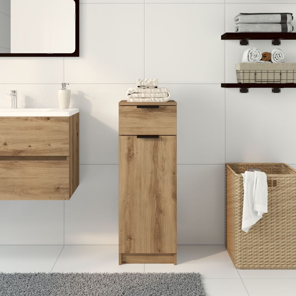 vidaXL ντουλάπα Μπάνιου Artisan Oak 32x34x90 cm Μοριοσανίδα