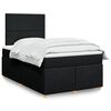 vidaXL &Kappa;&rho;&epsilon;&beta;ά&tau;&iota; Boxspring &mu;&epsilon; &Sigma;&tau;&rho;ώ&mu;&alpha; &Mu;&alpha;ύ&rho;&omicron; 120x200 &epsilon;&kappa;. &Upsilon;&phi;&alpha;&sigma;&mu;ά&tau;&iota;&nu;&omicron;