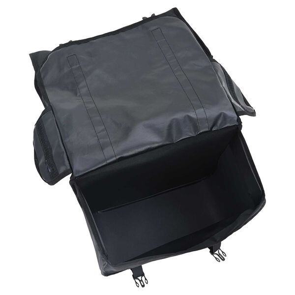 vidaXL Σακούλα Ποδηλάτου Διπλές Σακούλες 35L Γκρι