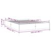 vidaXL Πλαίσιο Κρεβατιού 120 x 190 εκ. από Μασίφ Ξύλο Small Double
