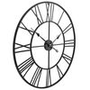 vidaXL Ρολόι Τοίχου Vintage XXL 80 εκ. Μεταλλικό με Μηχανισμό Quartz