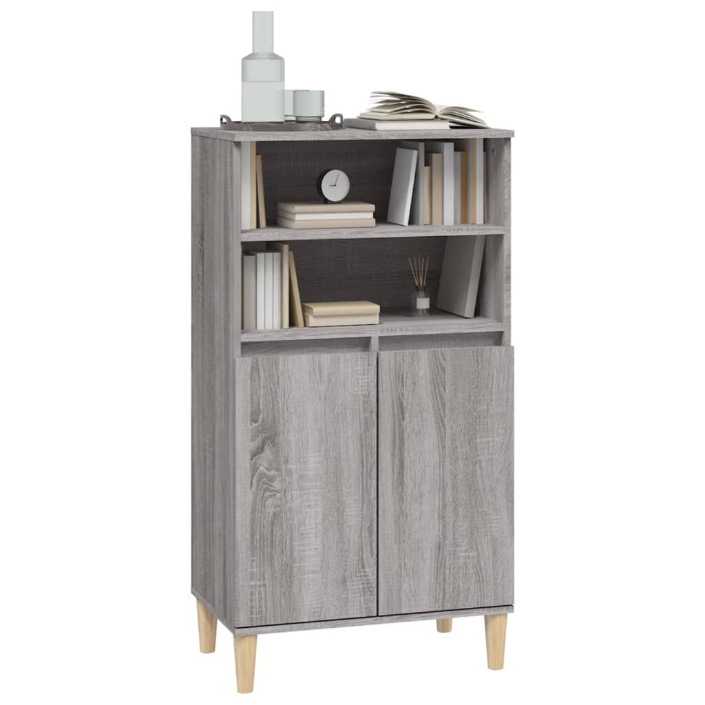 vidaXL Ντουλάπι Γκρι Sonoma 60 x 36 x 110 εκ. από Επεξεργασμένο Ξύλο