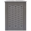 vidaXL Κομποστοποιητές 2 τεμ. Καφέ 60x60x83 εκ. 600 L Πλαστικό Ρατάν