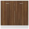 vidaXL Ντουλάπι Νιπτήρα "Lyon" Καφέ Δρυς 80x46x81,5 εκ. από Τεχνητό Ξύλο