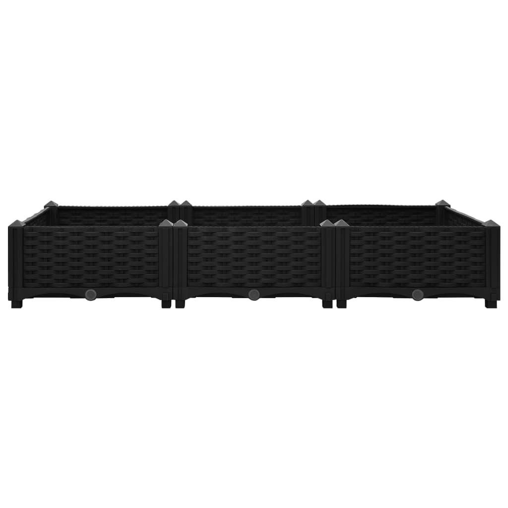vidaXL Ζαρντινιέρα 120 x 40 x 23 εκ. από Πολυπροπυλένιο
